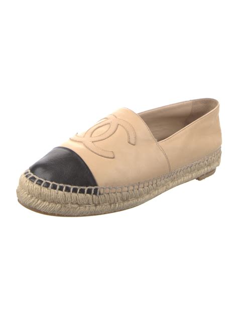 chanel lambskin espadrilles|Interlocking CC Logo Lambskin Espadrilles .